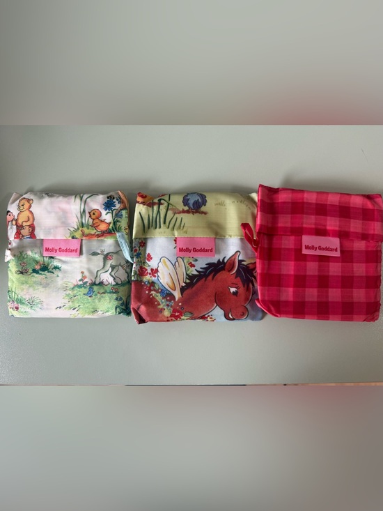 BAGGU Handbags - BAGGU x Molly Goddard set of 3 standard reusable bags, pouch included NWT